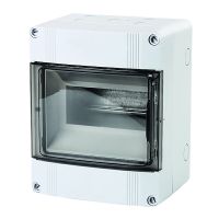 Skydelis v/t 6 modulių Su PE/N gnybtais IP65 pilkas PFRV - PROTEC