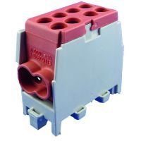 Gnybtas 25mm2 Cu/Al rudas 4 prijungimai (2x25/2x16) PHLAK2522BR - PROTEC