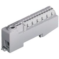 Gnybtas atsišakojimo spyruoklinis (1x25mm2 2x4.0mm2 12x2.5mm2) pilkas izoliuotas PAZKS 15 - PROTEC