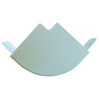 Kampas išorinis 30x30 PLFAE baltas RAL9010 - PROTEC