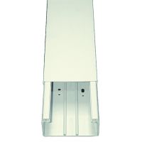 Kanalas 60x130 PFB dramblio kaulo spalvos RAL9001 [2m] - PROTEC