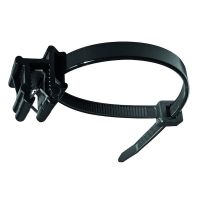 Dirželis 200x4.8x45 juodas su laikikliu kabeliui PKBPV [100] - PROTEC