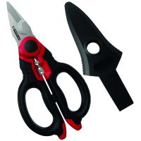 Žirklės elektriko L-160mm su dėklu juodos PESPR Pro - PROTEC