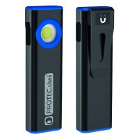 Žibintuvėlis nešiojamas LED 500lm/800lm įkraunamas 3val. 3.7V/1200mAh su kabeliu PLEDPLB- PROTEC