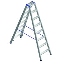 Kopėčios aliumininės 2x8-pakopų H-3.1m 2-dalių PASSLG28 - PROTEC