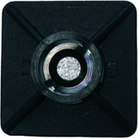 Laikiklis dirželiui 27x27mm klijuojamas juodas PKB-BS [100] - PROTEC