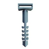 Kaištis įkalamas dirželiui tvirtinti 6x40mm pilkas UV PDSNK40 [100] - PROTEC