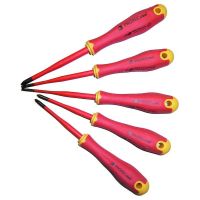 Rinkinys atsuktuvų 1000V plonais galais PSS5 [rinkinyje 5 vnt.] - PROTEC