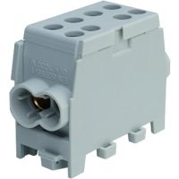 Gnybtas 35mm2 Cu/Al pilkas 4 prijungimai (2x35/2x25) PHLAK3522GR - PROTEC