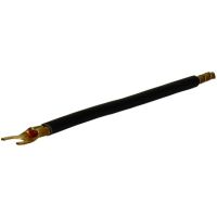 Laidas 10mm2 H07V-K juodas komutacinis su antgaliais šakutė/gilzė L-265mm PVDB26510AG - PROTEC