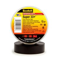 Izoliacija 50mmx33m juoda nuo -18C iki 105C Scotch Super 33+ - 3M