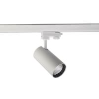 Prožektorius LED 10W 4000K 1030lm į 3F bėgelį D-70mm H-140mm baltos spalvos HORUS - DEKO LIGHT