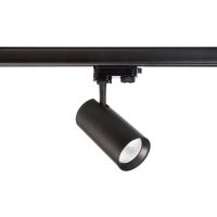 Prožektorius LED 10W 3000K 915lm į 3F bėgelį D-70mm H-140mm juodos spalvos HORUS - DEKO LIGHT