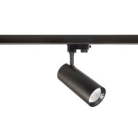 Prožektorius LED 20W 3000K 1705lm į 3F bėgelį D-80mm H-185mm juodos spalvos HORUS - DEKO LIGHT