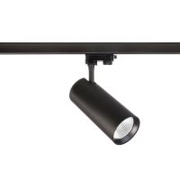 Prožektorius LED 30W 3000K 2525lm į 3F bėgelį D-90mm H-210mm juodos spalvos HORUS - DEKO LIGHT