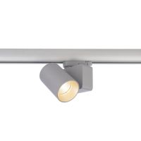 Prožektorius LED 13.5W 3000K 950lm į 3F bėgelį D-60mm H-139mm dimeriuojamas sidabrinės spalvos NIHAL MINI - DEKO LIGHT
