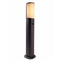 Stulpelis LED 6W IP44 3000K 290lm 70x70mm H-500mm su judesio jutikliu ir šviesos davikliu antracito spalvos BEACON II MOTION - DEKO LIGHT