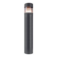 Stulpelis LED 15W IP54 3000K 510lm D-120mm H-1000mm tamsiai pilkos spalvos ORTIS - DEKO LIGHT