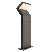 Stulpelis LED 16W IP54 3000K 1500lm 220x148mm H-600mm tamsiai pilkos spalvos TAYGETA 600 - DEKO LIGHT
