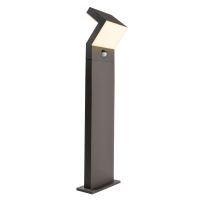 Stulpelis LED 16W IP54 3000K 1500lm 220x148mm H-1000mm su judesio jutikliu ir šviesos davikliu tamsiai pilkos spalvos TAYGETA 1000 MOTION - DEKO LIGHT