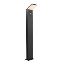 Stulpelis LED 16W IP65 3000K 1650lm 206mm H-1000mm su judesio jutikliu ir šviesos davikliu tamsiai pilkos spalvos TUCANAE MOTION - DEKO LIGHT