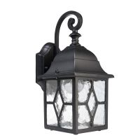 Šviestuvas v/t 1x60W E27 IP23 178x151mm H-318mm juodos spalvos BRA SARGAS - DEKO LIGHT
