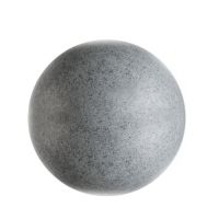 Šviestuvas lauko 1x42W E27 IP44/IP65 D-400mm rutulys granito spalvos su tvirtinimu SPHERICAL LAMP GRANITE - DEKO LIGHT