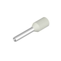 Antgalis gilzinis izoliuotas 0.75mm2 baltas L-8mm H0.75/14 W [pak. po 500vnt.] - WEIDMULLER