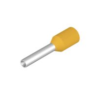 Antgalis gilzinis izoliuotas 1mm2 geltonas L-8mm H1,0/14 GE [pak. po 500 vnt.] - WEIDMULLER