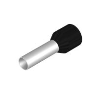 Antgalis gilzinis izoliuotas 6mm2 juodas L-12mm H6,0/20 SW [pak. po 100 vnt.] - WEIDMULLER