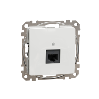 Lizdas kompiuterinis p/t viengubas RJ45 Kat.5e UTP be rėmelio baltos spalvos SEDNA DESIGN - SCHNEIDER ELECTRIC