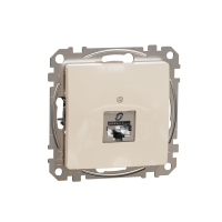 Lizdas kompiuterinis p/t viengubas RJ45 Kat.5e STP be rėmelio dramblio kaulo spalvos SEDNA DESIGN - SCHNEIDER ELECTRIC