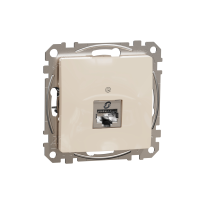 Lizdas kompiuterinis p/t viengubas RJ45 Kat.6A STP be rėmelio dramblio kaulo spalvos SEDNA DESIGN - SCHNEIDER ELECTRIC