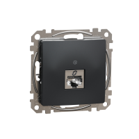 Lizdas kompiuterinis p/t viengubas RJ45 Kat.6A STP be rėmelio antracito spalvos SEDNA DESIGN - SCHNEIDER ELECTRIC