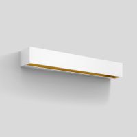 Šviestuvas v/t LED 29W IP20 3000K 1237lm 500x65mm H-80mm baltos/žalvario matinės spalvos šviečia aukštyn/žemyn - BEGA