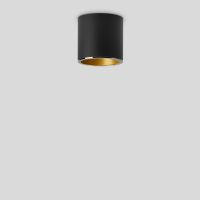 Šviestuvas v/t LED 9.8W IP20 3000K 861lm D-120mm H-115mm dimeriuojamas juodos/žalvario matinės spalvos DALI - BEGA