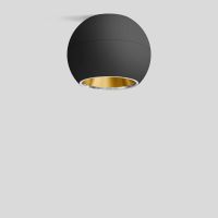 Šviestuvas v/t LED 13.5W IP20 3000K 1151lm D-190mm H-145mm dimeriuojamas juodos/žalvario matinės spalvos DALI - BEGA