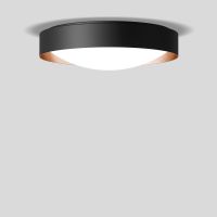 Šviestuvas v/t LED 47.4W IP20 3000K 4199lm D-430mm H-120mm dimeriuojamas juodos/vario matinės spalvos DALI - BEGA