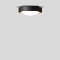 Šviestuvas v/t 1xE27 IP20 D-260mm H-90mm juodos/žalvario matinės spalvos - BEGA