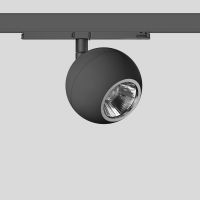Prožektorius LED 14.5W IP20 3000K 1313lm į 3F bėgelį D-140mm H-190mm 58 laipsnių dimeriuojamas juodos matinės spalvos DALI EUROSTANDARD-PLUS - BEGA