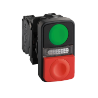 Mygtukas sukomplektuotas, XB5AW73731G5, CONTROL & SIGNALLING, PUSH BUTTONS, PILOT LIGHTS & CONTROLS, DIA 22 PLASTIC - SCHNEIDER ELECTRIC (pavadinimas tikslinamas)