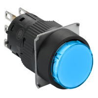 Mygtukas sukomplektuotas, XB6EAF6J1P, CONTROL & SIGNALLING, ECONOMIC PUSH BUTTONS AND PILOT LIGHTS, DIA 16 MONOBLOC - SCHNEIDER ELECTRIC (pavadinimas tikslinamas)