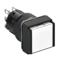 Mygtukas sukomplektuotas, XB6ECW1B1P, CONTROL & SIGNALLING, ECONOMIC PUSH BUTTONS AND PILOT LIGHTS, DIA 16 MONOBLOC - SCHNEIDER ELECTRIC (pavadinimas tikslinamas)