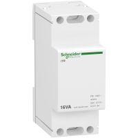 BELL TRANSFORMER 16VA VCA 8..12VCA, A9A15212, FINAL DISTRIBUTION DEVICES AND SYSTEMS, ACTI9 (IC), CONTROL - SCHNEIDER ELECTRIC (pavadinimas tikslinamas)