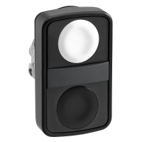 BLACK BEZEL DOUBLE HEADED PUSHBUTTONS, ZB4BA71207, CONTROL & SIGNALLING, PUSH BUTTONS, PILOT LIGHTS & CONTROLS, DIA 22 METAL - SCHNEIDER ELECTRIC (pavadinimas tikslinamas)