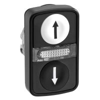 BLACK BEZEL DOUBLE HEADED PUSHBUTTONS WI, ZB4BW7A17247, CONTROL & SIGNALLING, PUSH BUTTONS, PILOT LIGHTS & CONTROLS, DIA 22 METAL - SCHNEIDER ELECTRIC (pavadinimas tikslinamas)