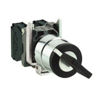 BLACK HANDLE SELECTOR 2 STAY POSITIONS, XB4BG2320, CONTROL & SIGNALLING, PUSH BUTTONS, PILOT LIGHTS & CONTROLS, DIA 22 METAL - SCHNEIDER ELECTRIC (pavadinimas tikslinamas)