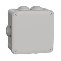 Dėžutė v/t [105x105x55] IP55 tuščia be halogenų pilka Mureva BOX - SCHNEIDER ELECTRIC