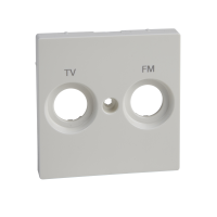 Cen.p.ant.sock.out FM/TV TPb pw SysM, MTN299919, WIRING DEVICES, MERTEN, WD RANGES FLUSH, WHITE AND PW (T0) - SCHNEIDER ELECTRIC (pavadinimas tikslinamas)