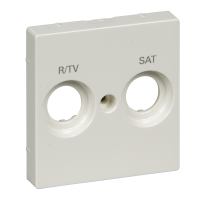 Cen.p.ant.sock.out R-TV/S at TPb pw SysM, MTN299819, WIRING DEVICES, MERTEN, WD RANGES FLUSH, WHITE AND PW (T0) - SCHNEIDER ELECTRIC (pavadinimas tikslinamas)